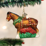 Holiday Clydesdale Ornament 3.5x4x1.25 by Old World Christmas