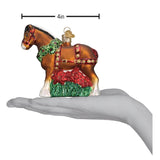 Holiday Clydesdale Ornament 3.5x4x1.25 by Old World Christmas