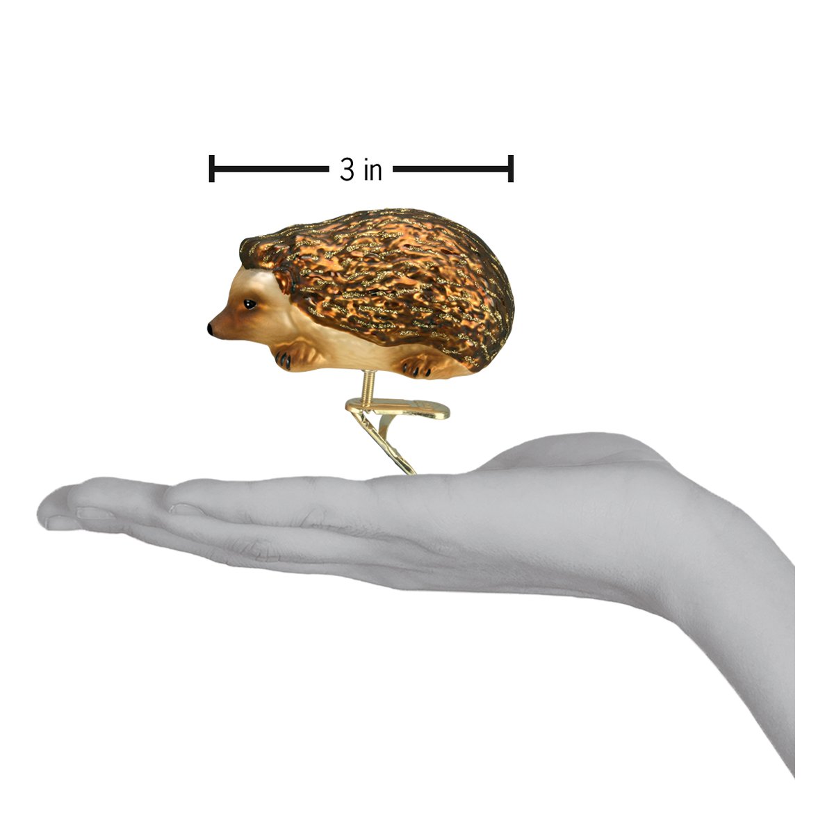 Clip-on Hedge Hog Ornament