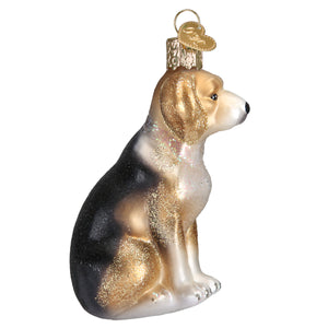 Beagle Ornament 3.5 x 1.5 x 2.25 Inches