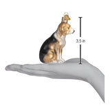 Beagle Ornament 3.5 x 1.5 x 2.25 Inches