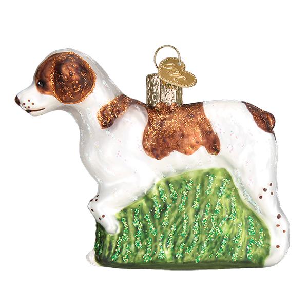 Brittany Spaniel Ornament by Old World Christmas