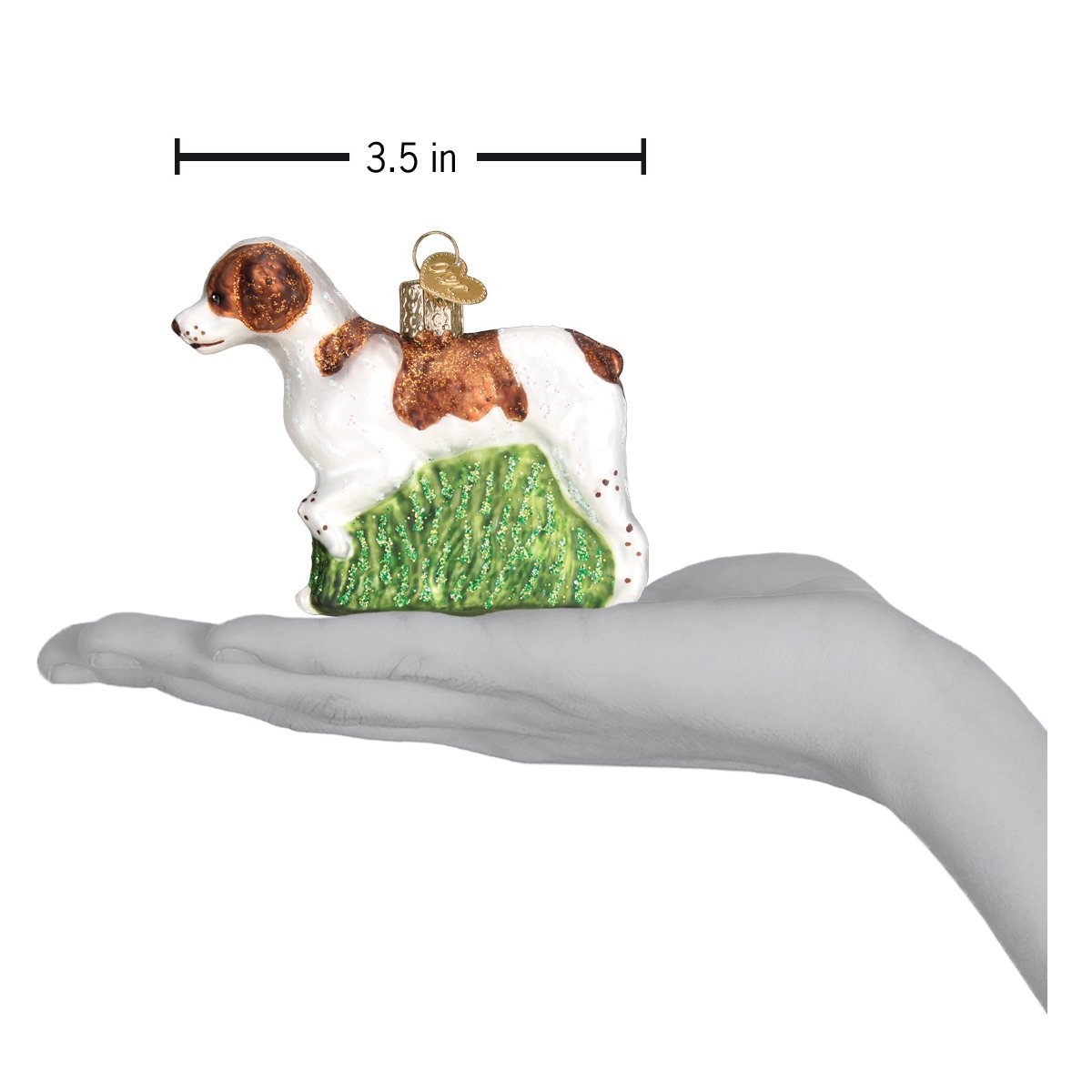 Brittany Spaniel Ornament by Old World Christmas