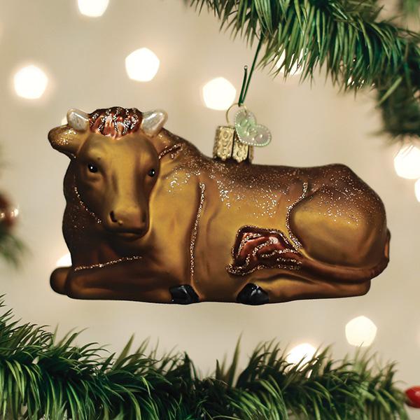 Ox Ornament by Old World Christmas