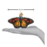 Monarch Butterfly Ornament by Old World Christmas 2.5x4.5x1 Inch