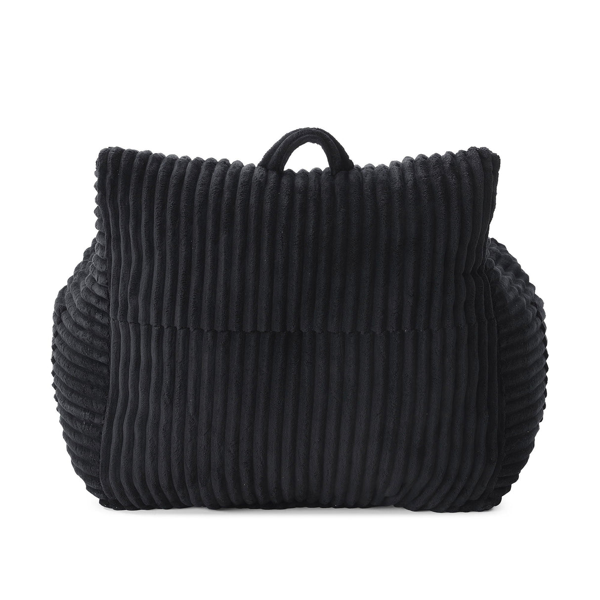 Giant Bean Bag Chair With Armrests And Footstool
