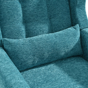 Modern Accent Chair Upholstered Foam Filled Living Room Chairs Comfy Reading Chair Mid-Century Modern Chair With Fabric Lounge Arm Chairs Armchair For Living Room Bedroom