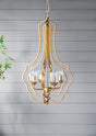 4-Light-Metal-Chandelier,-Hanging-Light-Fixture-with-Adjustable-Chain-for-Kitchen-Dining-Room-Foyer-Entryway,-Bulb-Not-Included-Chandeliers