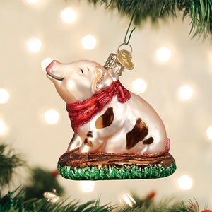 Piggy In The Puddle Christmas Ornament by Old World Christmas