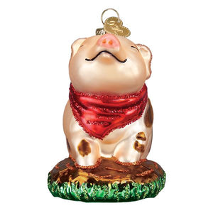 Piggy In The Puddle Christmas Ornament by Old World Christmas