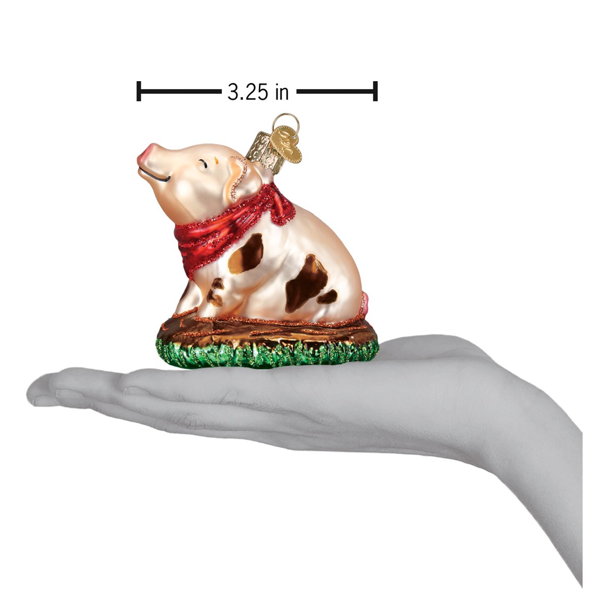 Piggy In The Puddle Christmas Ornament by Old World Christmas
