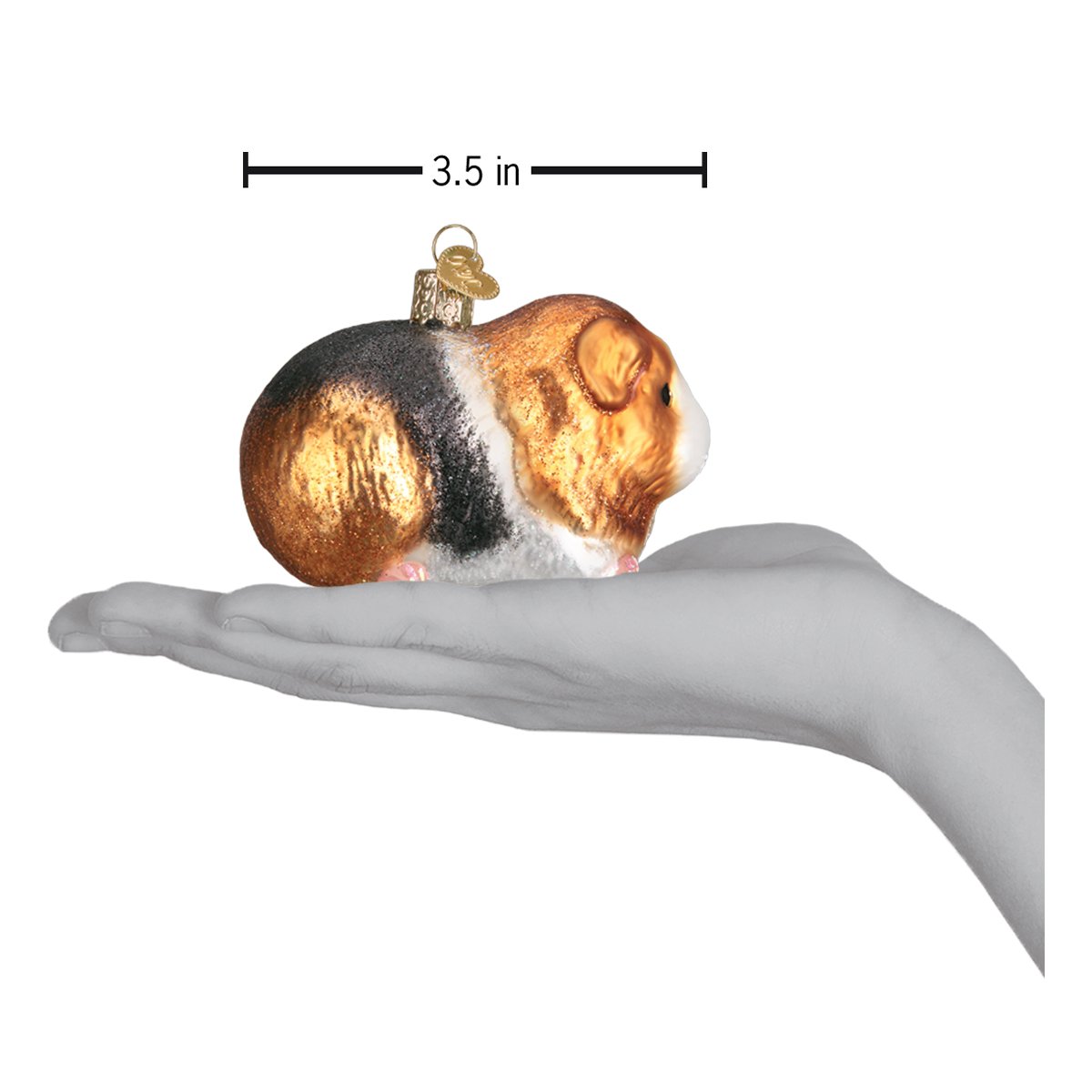 Guinea Pig Ornament 2.25x2.5x3.5 by Old World Christmas