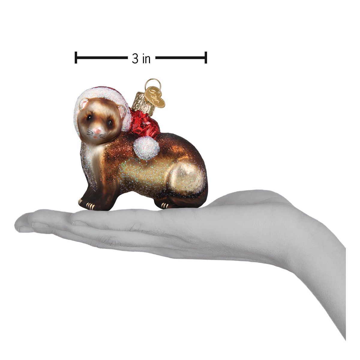 Christmas Ferret Ornament by Old World Christmas