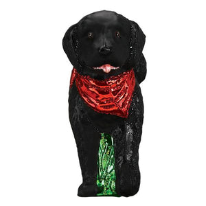 Black Doodle Dog Ornament