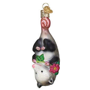 Blossom Opossum Ornament 1.5x2x4.25 in
