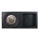 Outdoor 50,000 BTU Lightweight Concrete Fire Pit Table with Storage