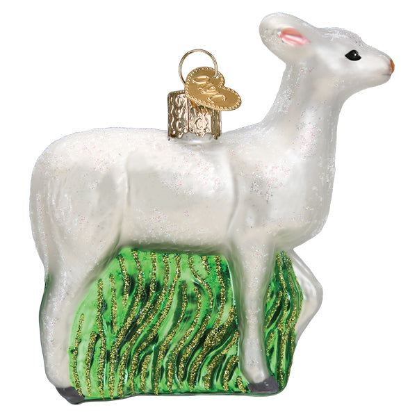 Seneca White Deer Ornament by Old World Christmas