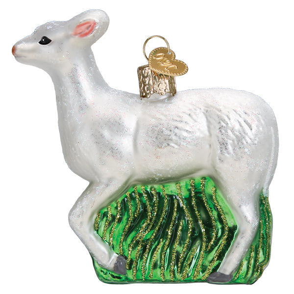 Seneca White Deer Ornament by Old World Christmas