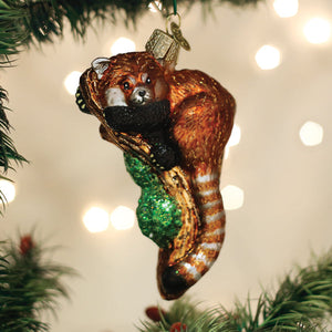 Red Panda Ornament by Old World Christmas