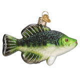 Crappie Ornament 2.75x4.5x1.25 Inch Fishing Decoration