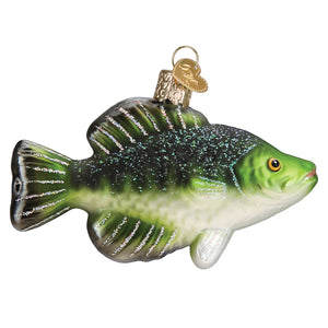 Crappie Ornament 2.75x4.5x1.25 Inch Fishing Decoration