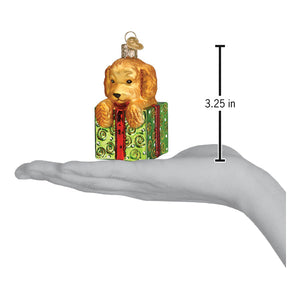 Doodle Puppy Surprise Ornament