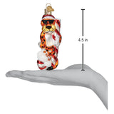 Chester Cheetah On Candy Cane Ornament