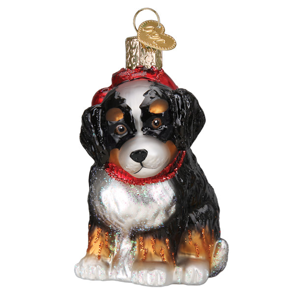 Bernedoodle Puppy Ornament by Old World Christmas