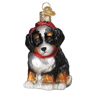 Bernedoodle Puppy Ornament by Old World Christmas