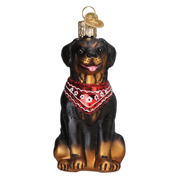 Rottweiler Ornament by Old World Christmas