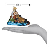 Otter With Pup Ornament