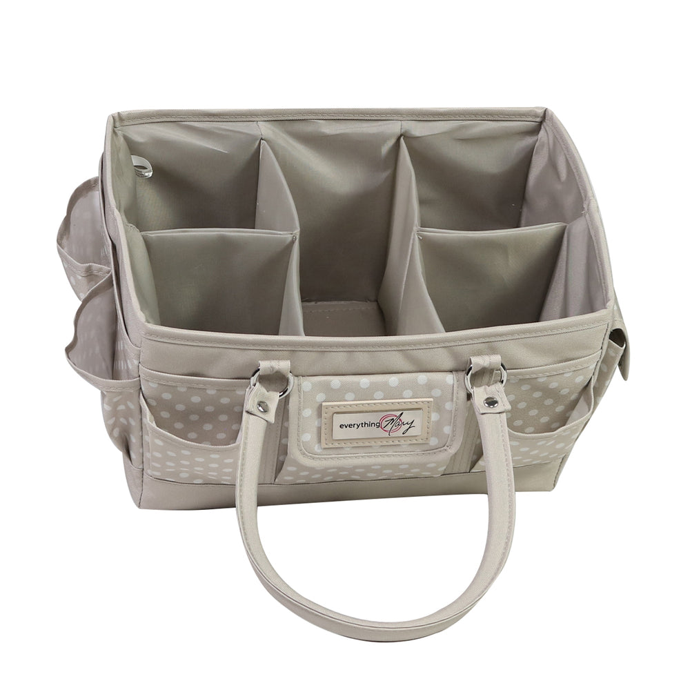 Deluxe Store & Tote Craft Organizer, Tan Dot