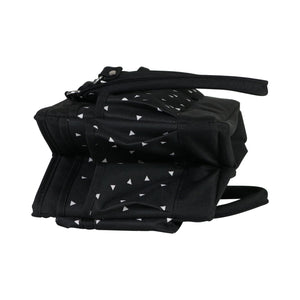 Deluxe Store & Tote Craft Organizer, Black & White Triangles