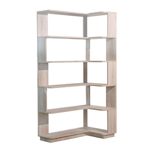 L-Shaped Corner Bookshelf