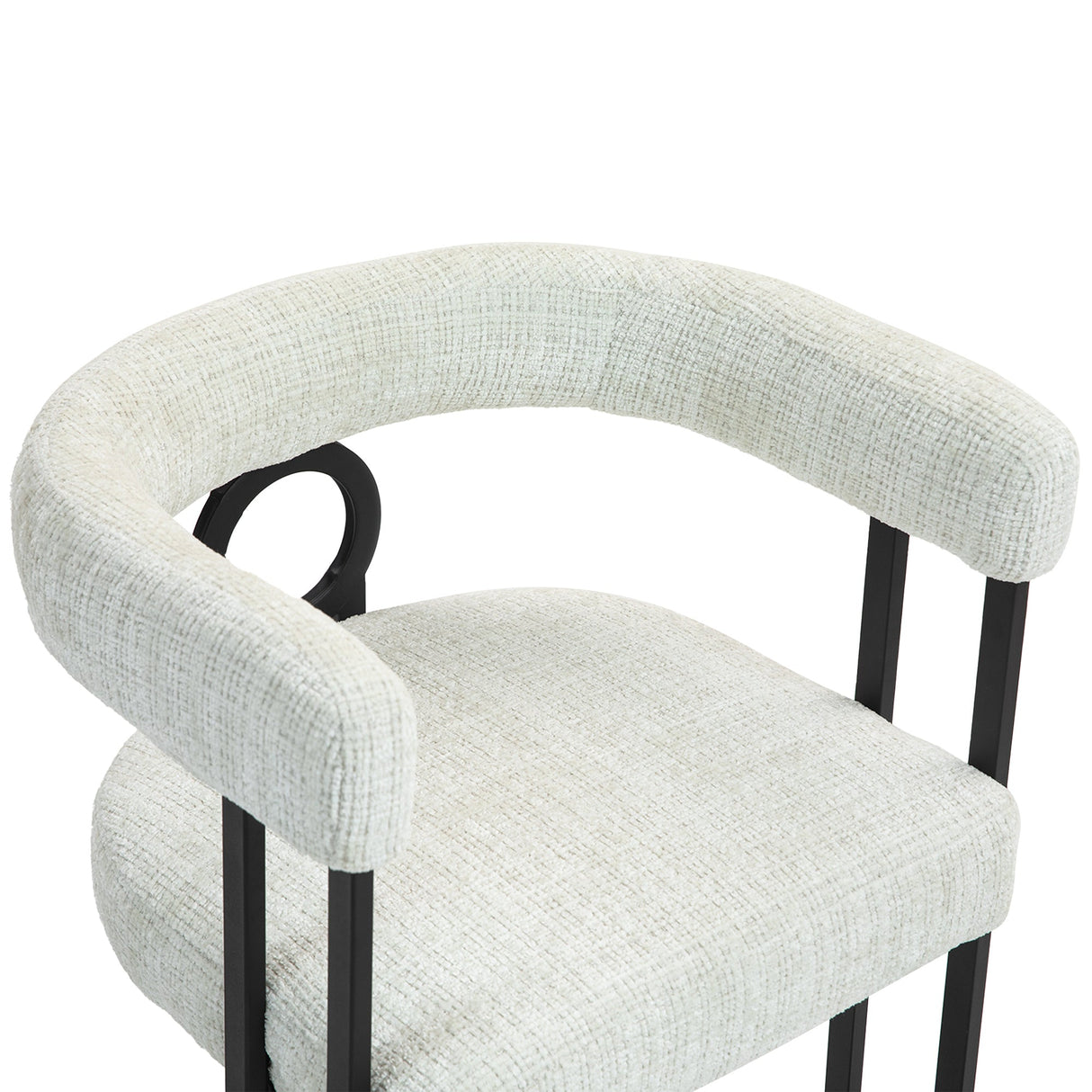 House hold contemporary designed upholstered accent/dining chair/barrel side chairs set of 2