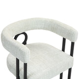 House hold contemporary designed upholstered accent/dining chair/barrel side chairs set of 2