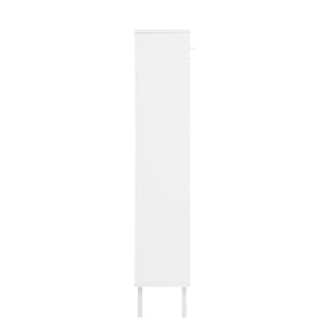 Modern Rattan 3 Door Shoe Rack Cabinet For Entryway