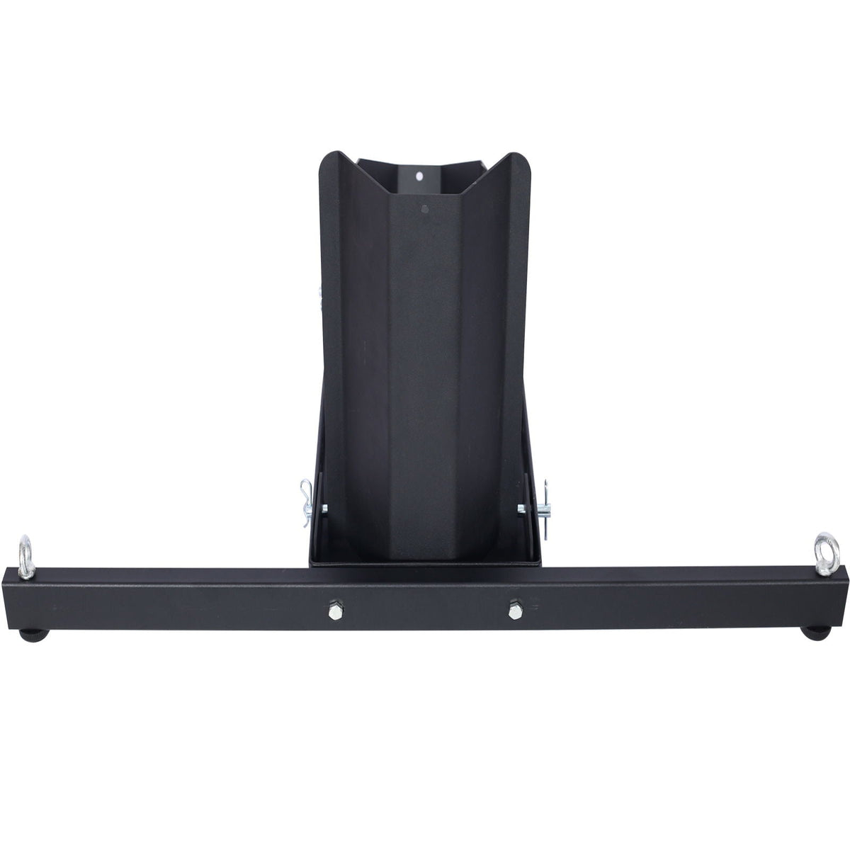 Heavy Duty Adjustable Motorcycle Stand / Wheel Chock 1800 Lb Capacity - Black