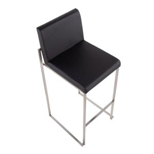 Fuji - Contemporary And Modern Elegance High Back Barstool