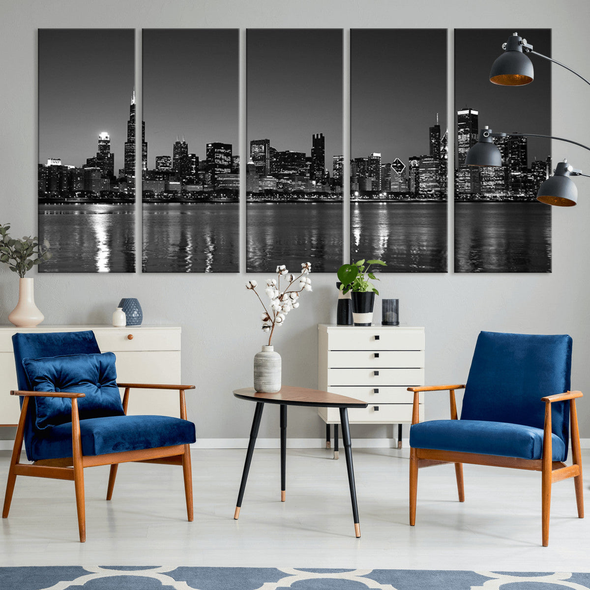 Chicago Wall Art Canvas Print