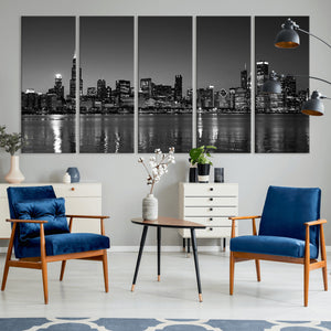 Chicago Wall Art Canvas Print