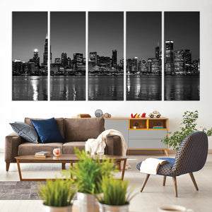 Chicago Wall Art Canvas Print