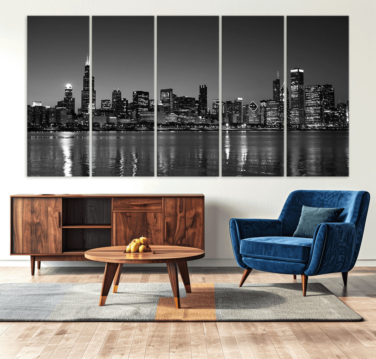 Chicago Wall Art Canvas Print