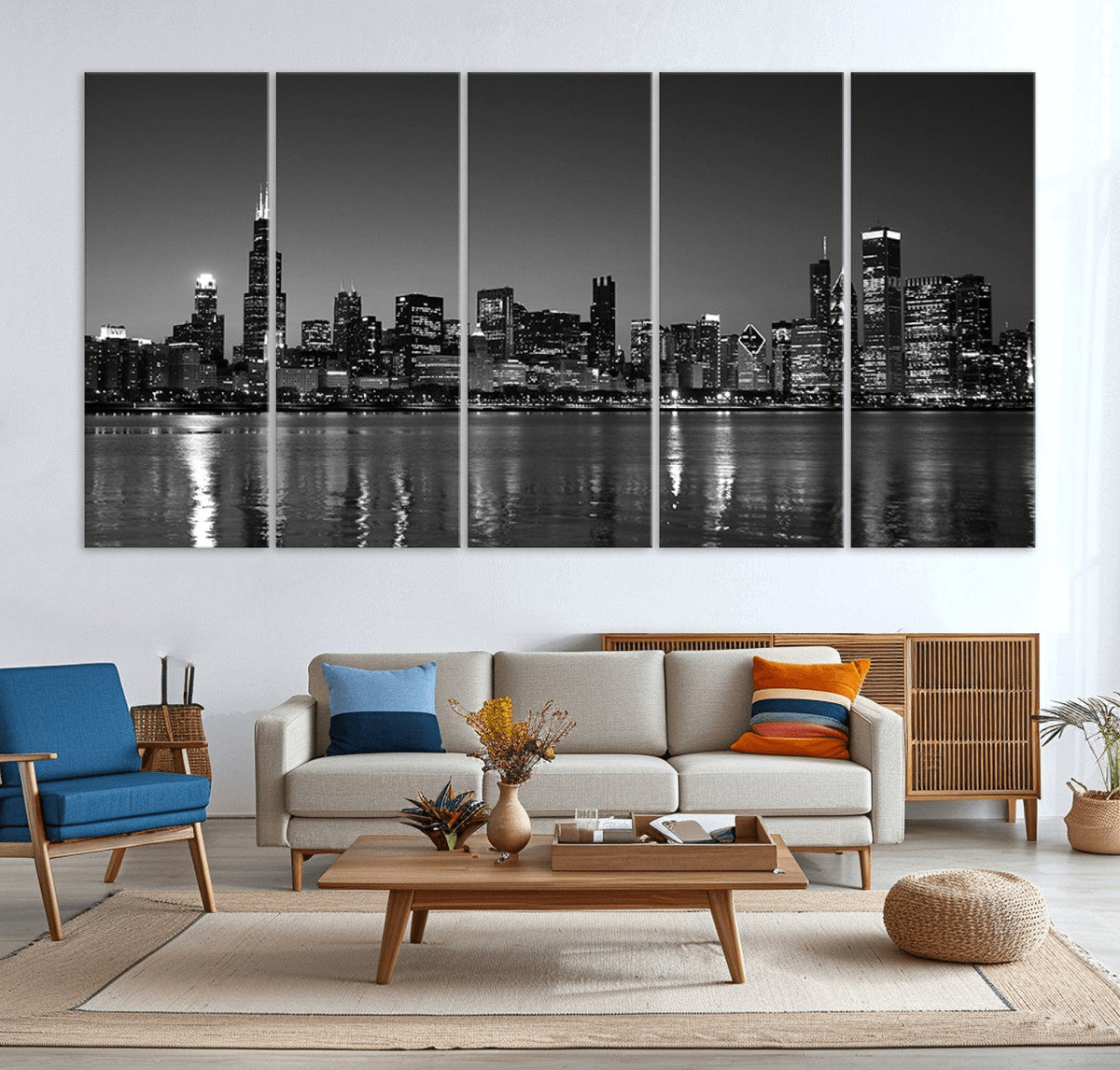 Chicago Wall Art Canvas Print