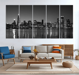 Chicago Wall Art Canvas Print