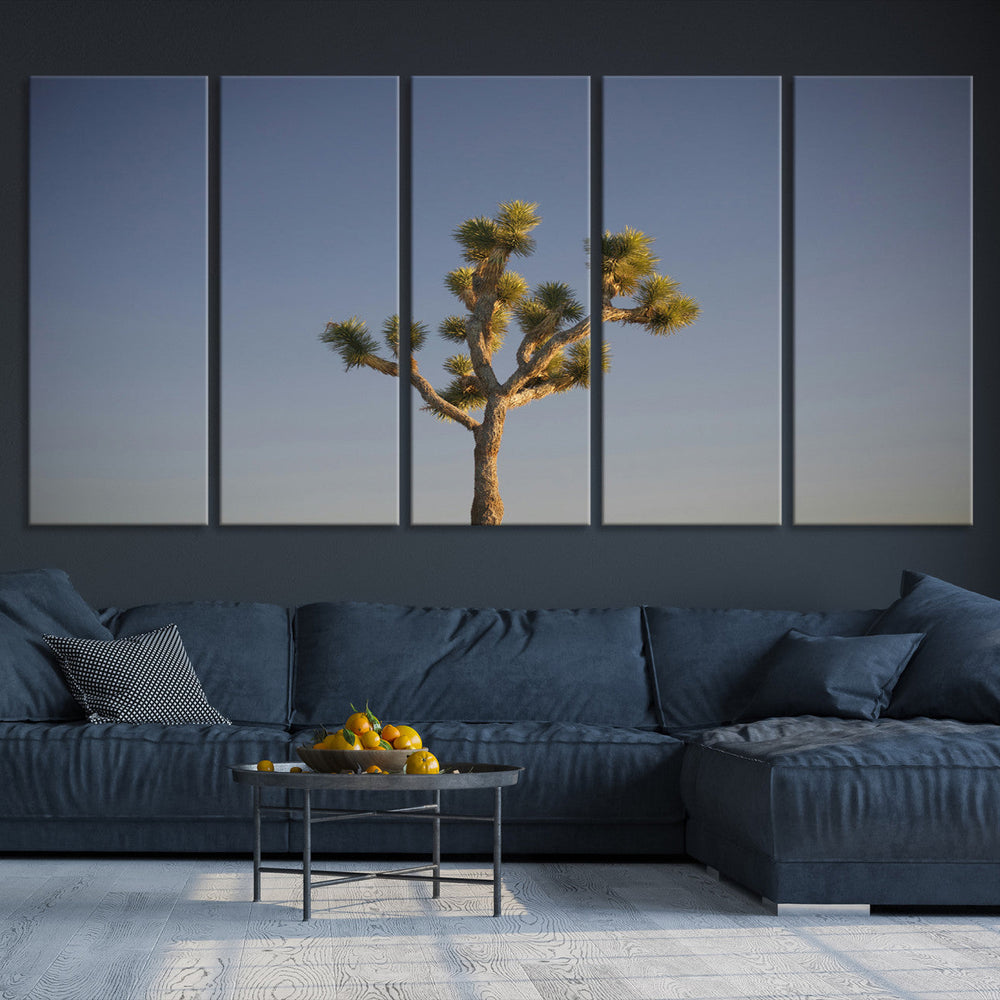Joshua Tree Wall Art Canvas Print – Framed Southwestern