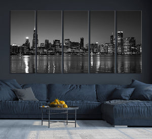 Chicago Wall Art Canvas Print