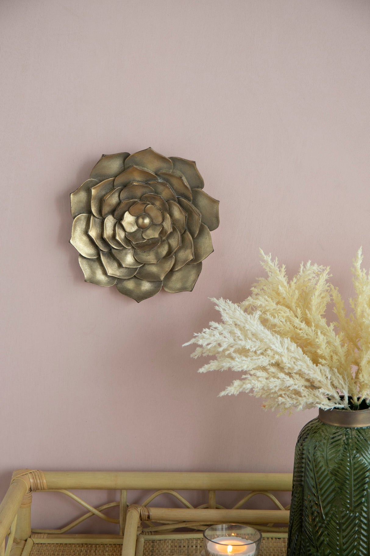 D10x1.4' Succulent Wall Plaque