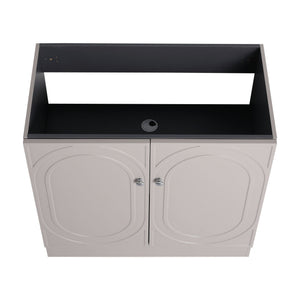 Modern Freestanding Bathroom Vanity With Soft Close Cabinet Doors