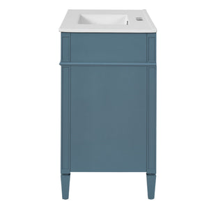 Bathroom Vanity With Top Sink, 2 Drawers And Tip Out Drawer